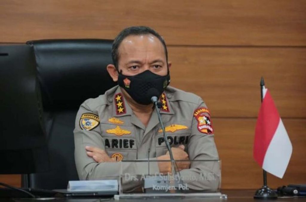 Kepala Badan Pemelihara Keamanan Polri sekaligus Kepala Operasi Aman Nusa II Komisaris Jenderal Arief Sulistyanto