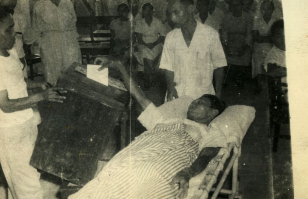 Suasana pemilihan umum untuk Konstituante Jakarta Raya, Kamis (15/12/1955). 