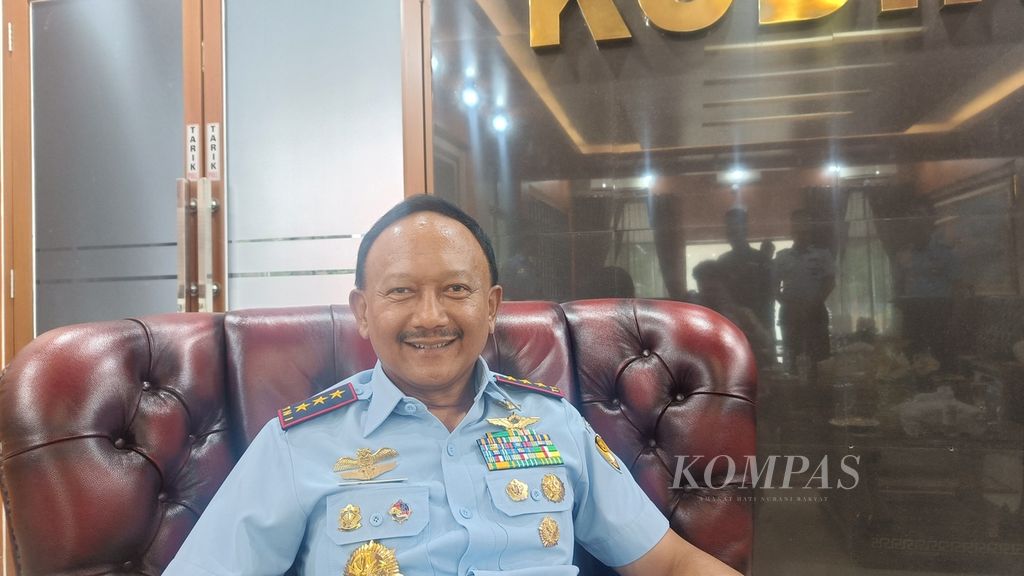 Komandan Komando Pembina Doktrin, Pendidikan dan Latihan (Kodiklat) TNI Angkatan Udara Marsekal Madya Tedi Rizalihadi.