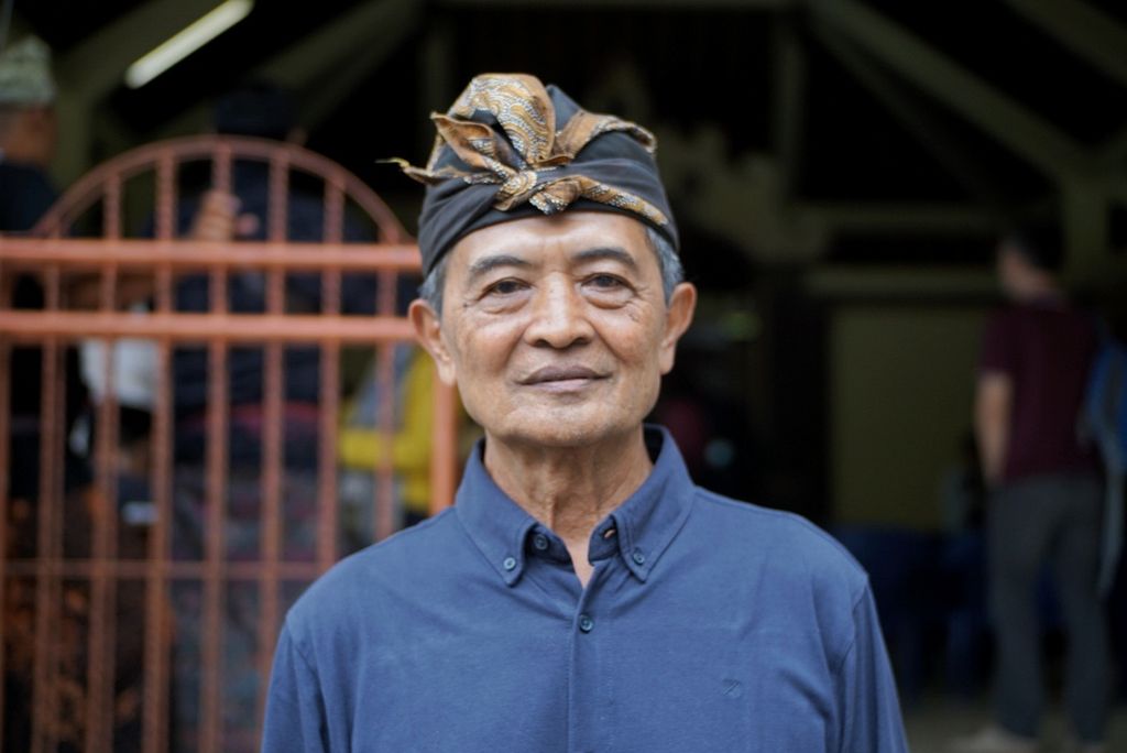 Ketua Tim 9 Masyarakat Adat Dalem Tamblingan Putu Ardana