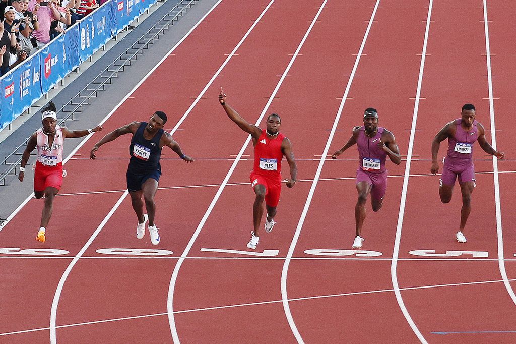 Noah Lyles' Sharp View Of Becoming The Fastest Man Alive - Kompas.id