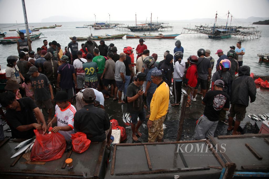 Keramaian di Salah Satu Sudut Pasar