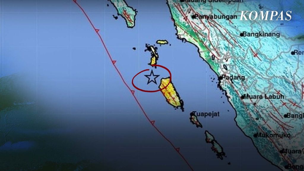 Gempa guncang Mentawai. Ribuan warga Pulau Siberut Mengungsi.