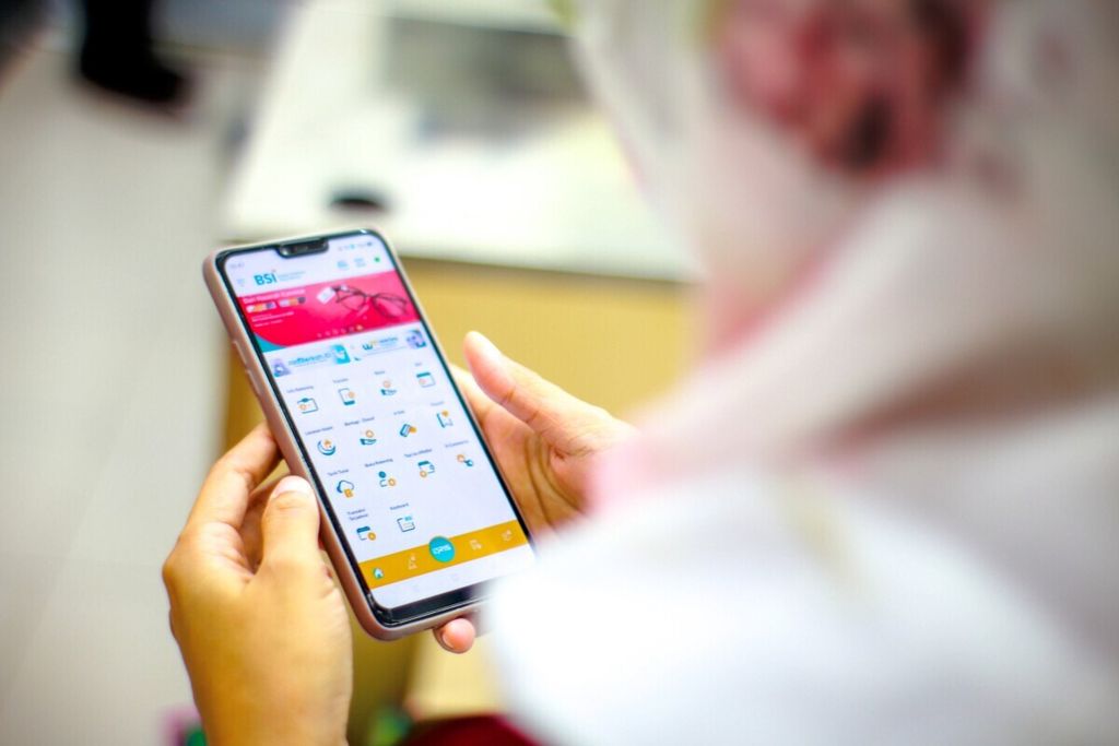 Ilustrasi BSI Mobile, aplikasi layanan perbankan digital dari PT Bank Syariah Indonesia Tbk.
