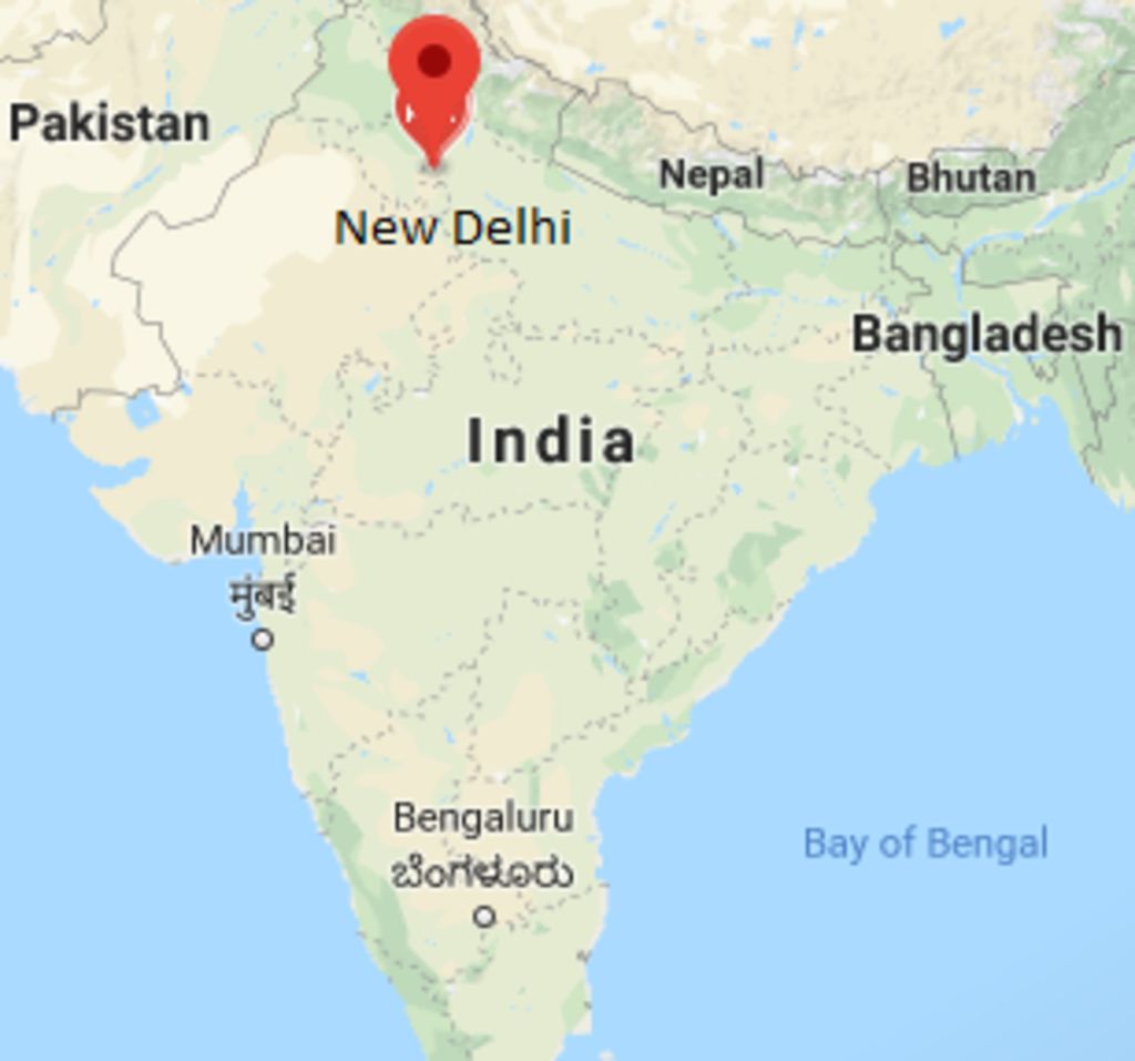 Pet lokasi New Delhi, India