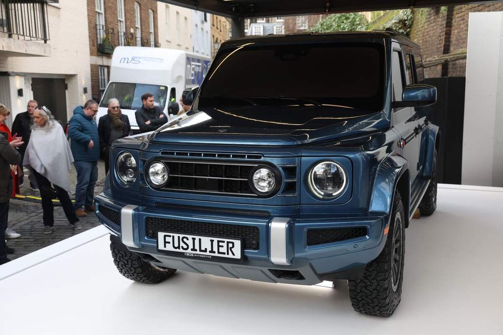 The prototype of "Ineos Fusilier" was showcased in London, UK, on 23 February 2024. Ineos will make the vehicle an electric car for off-road fans.