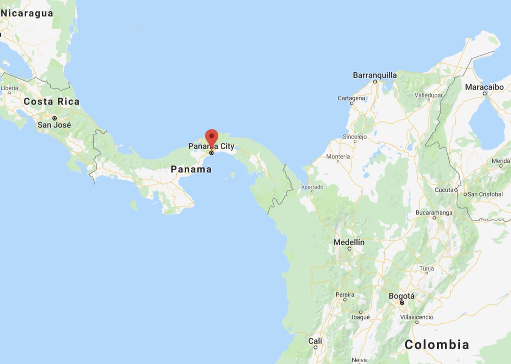 Peta Panama City