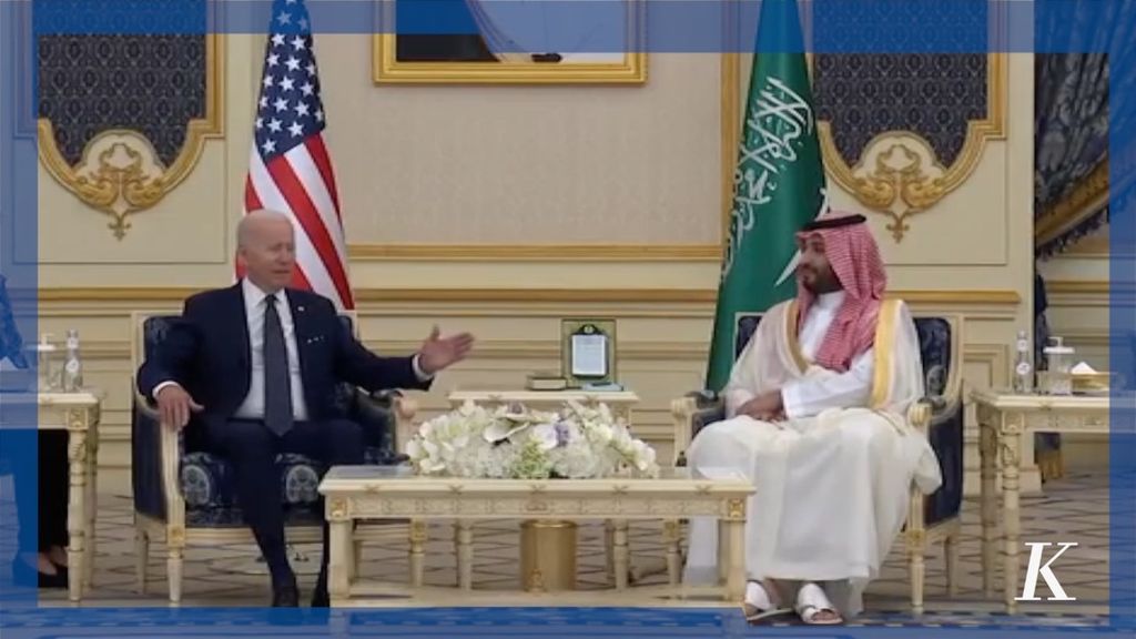 Kehadiran Presiden AS Joe Biden dalam pertemuan pimpinan negara-negara anggota Dewan Kerja Sama Teluk di Arab Saudi menjadi sorotan.