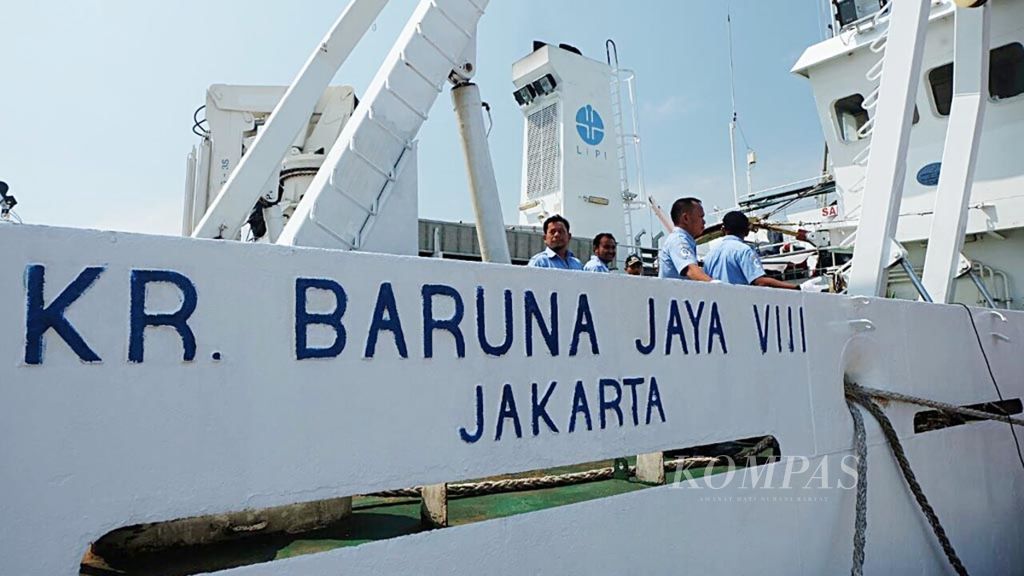 Kapal Riset Baruna Jaya VIII yang digunakan untuk Ekspedisi Widya Nusantara dan Ekspedisi Sabang.