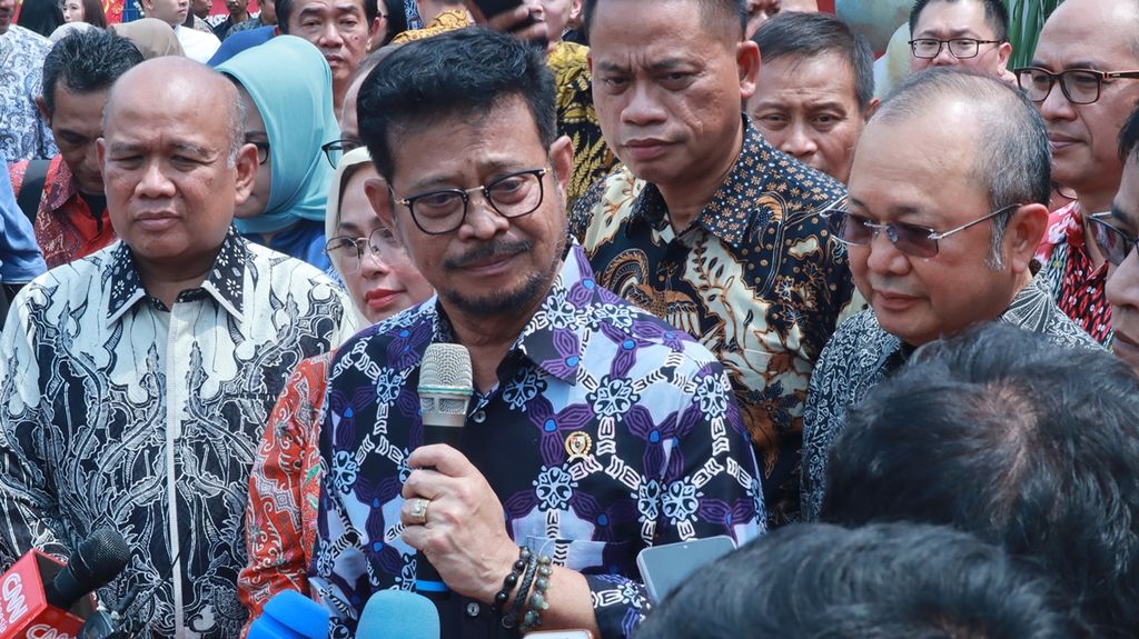 Menteri Pertanian Syahrul Yasin Limpo