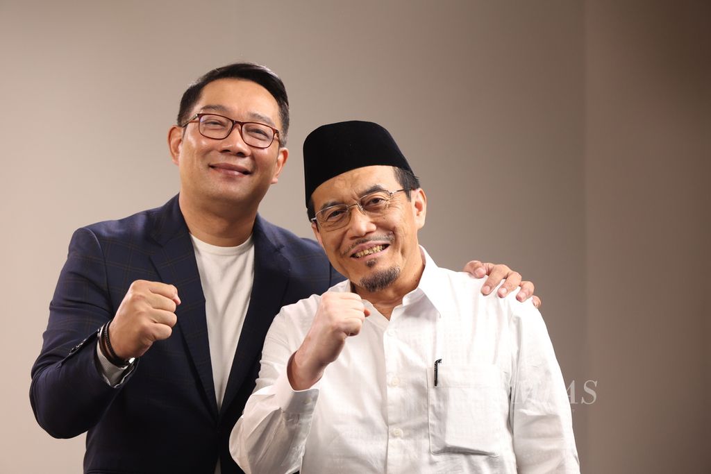 Pasangan calon gubernur dan calon wakil gubernur DKI Jakarta, Ridwan Kamil-Suswono