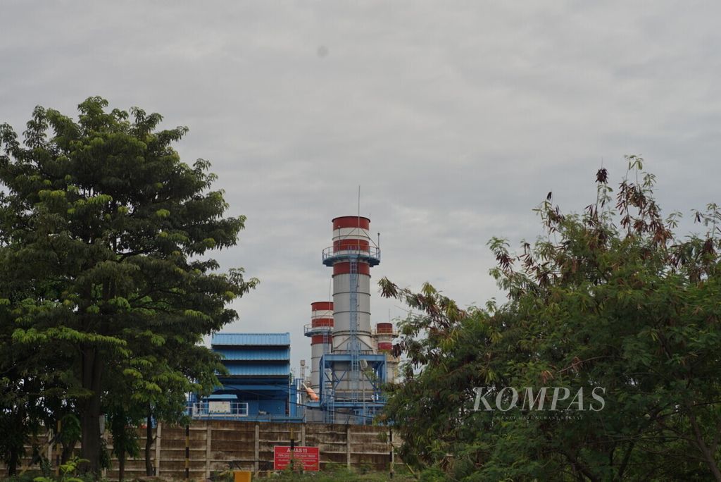 Pembangkit Listrik Tenaga Gas dan Uap (PLTGU) Tanjung Uncang, Sabtu (27/4/2019). Pemadaman listrik bergilir dilakukan di Batam karena PLTGU Tanjung Uncang mengalami kerusakan.