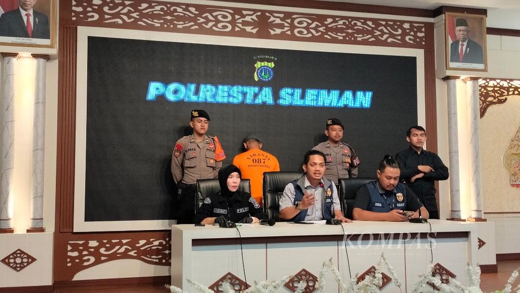 The release of the case of a student who died after practicing self-defense at Instiper, was held by the Sleman Police, Wednesday (8/5/2024).