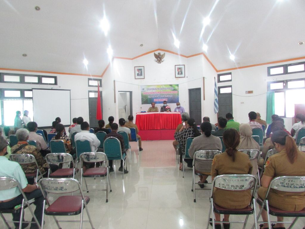 Peserta rapat kerja daerah Pertuni NTT di Kupang, Selasa (15/11/2022).