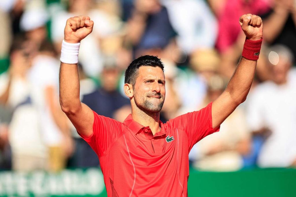 Djokovic Overcomes Difficult Moments in Monte Carlo - Kompas.id