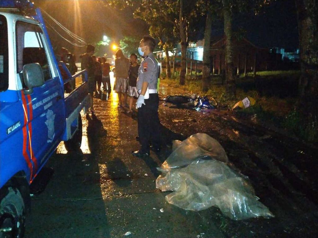 Dua orang tewas dalam kecelakaan di Bukateja, Purbalingga, Jawa Tengah, Rabu (16/3/2022) malam.