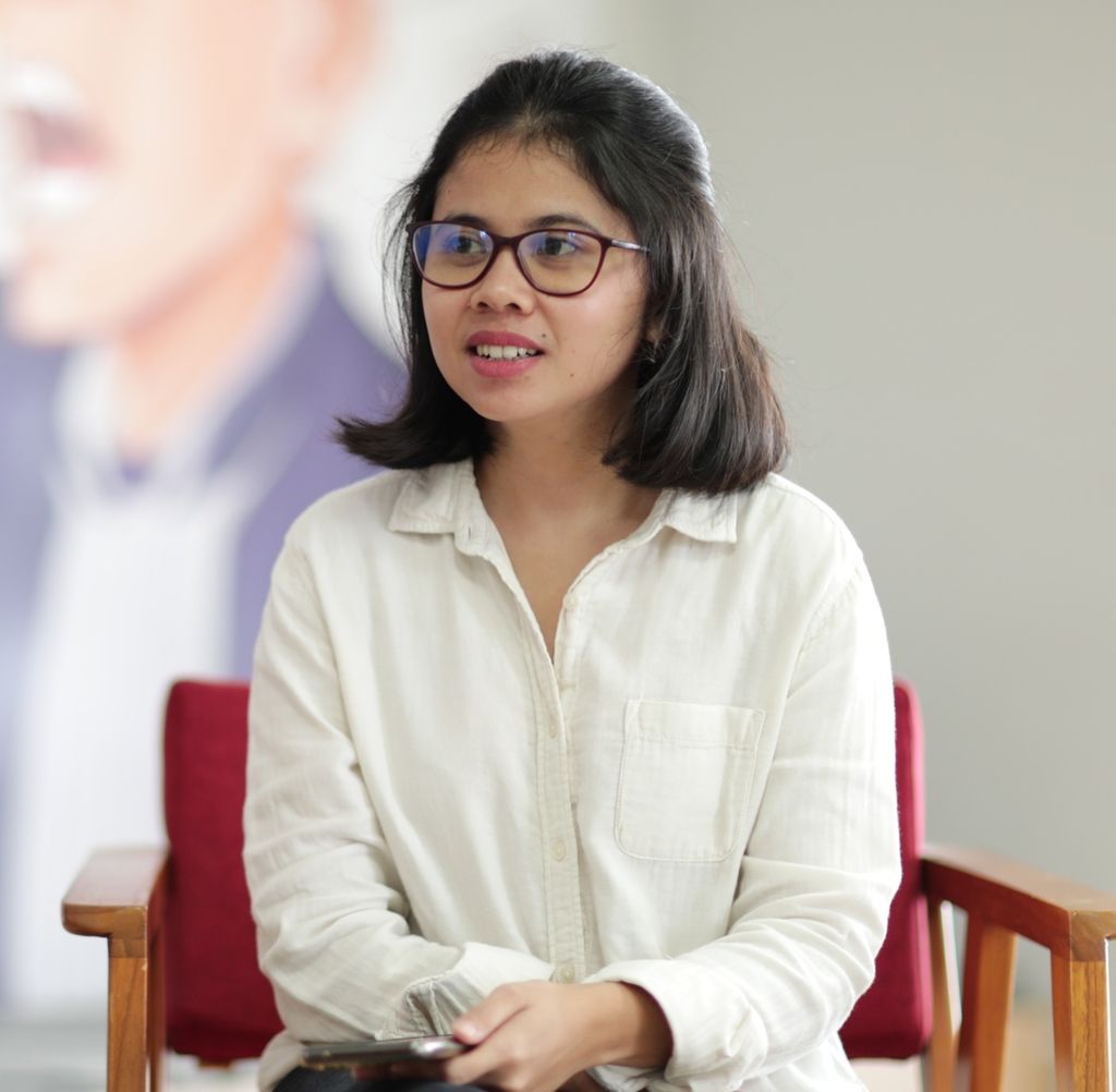 Budiarti Putri (30), Jakarta Pusat, pekerja di NGO.