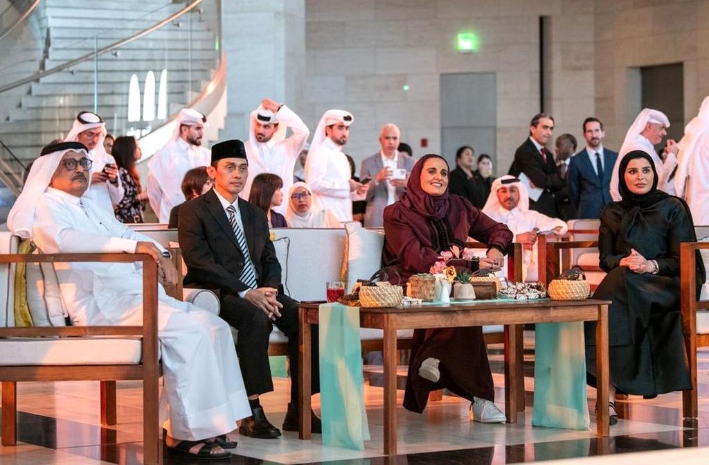Suasana Qatar-Indonesia Year of Culture 2023 di Doha, Minggu (12/3/2023).