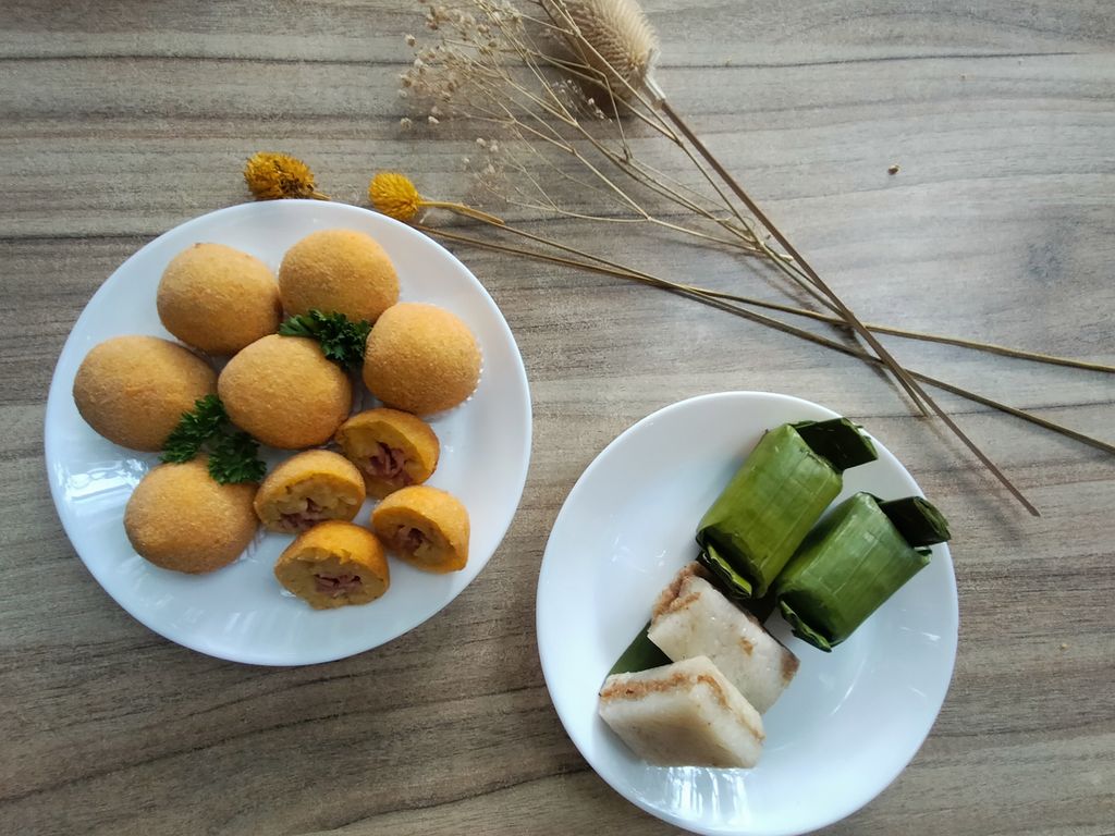 Kroket Makaroni dan Lemper Ayam 