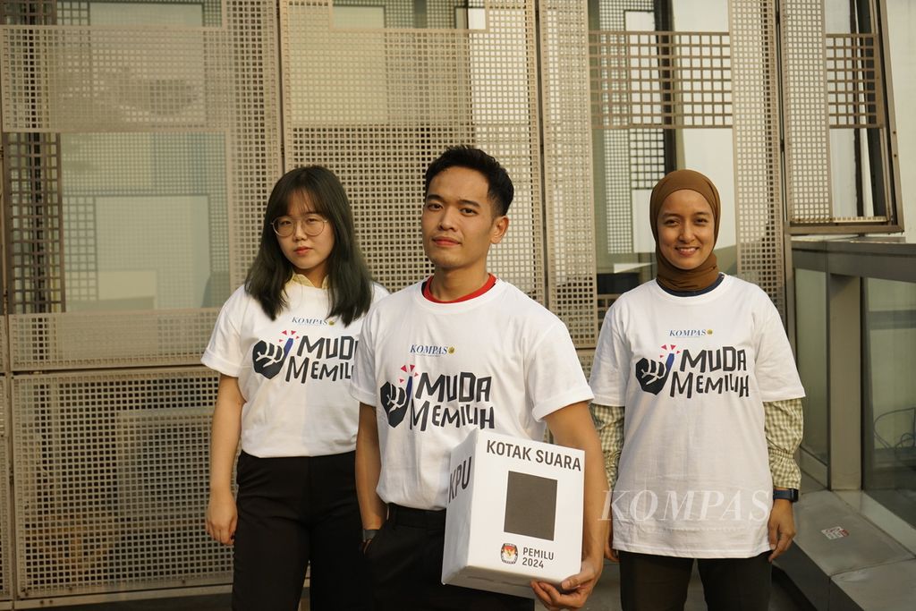 Menghadapi fenomena pemilih muda di Pemilu 2024, Harian <i>Kompas</i> melalui Kompas Muda menginisiasi program #MudaMemilih sebagai edukasi dan literasi tentang Pemilu 2024. Program ini resmi diluncurkan di Jakarta, Rabu (8/11/2023).
