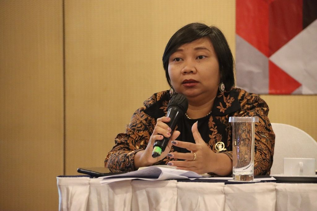 Ketua Tim TPPO Komisi Nasional Hak Asasi Manusia Anis Hidayah di Jakarta, Jumat (12/5/2023). 