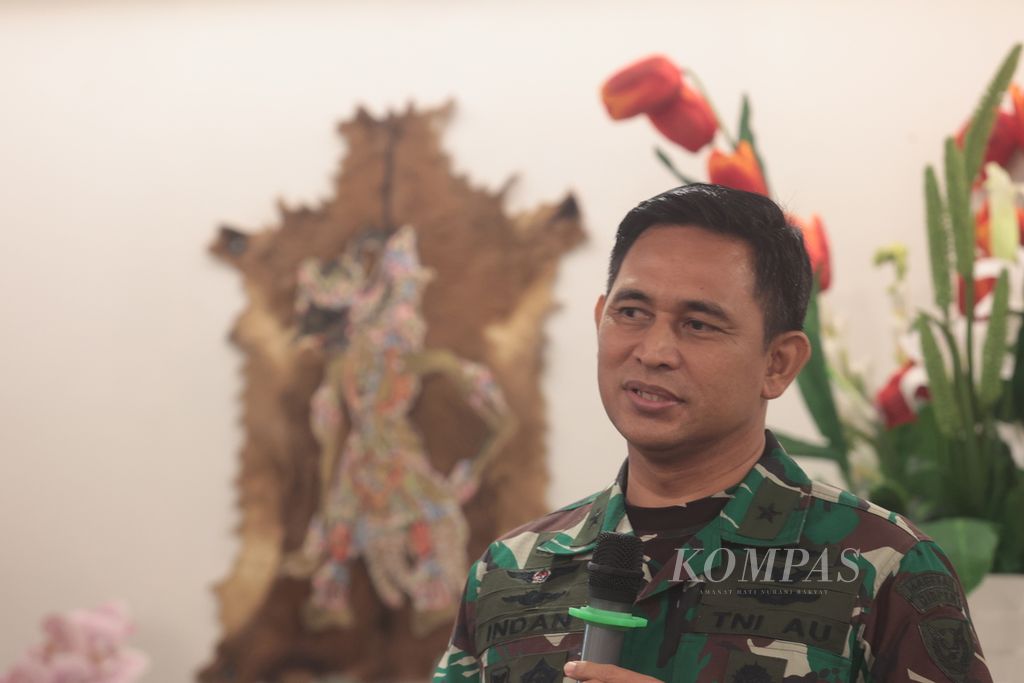 Kepala Dinas Penerangan TNI AU Marsekal Pertama TNI Indan Buldiyansah