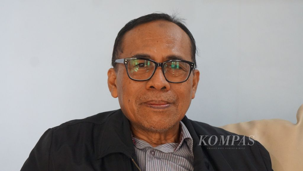 Guru Besar Psikologi UGM Subandi saat ditemui di Madrasah Al-Muhith di Kabupaten Sleman, Daerah Istimewa Yogyakarta, Selasa (14/3/2023).