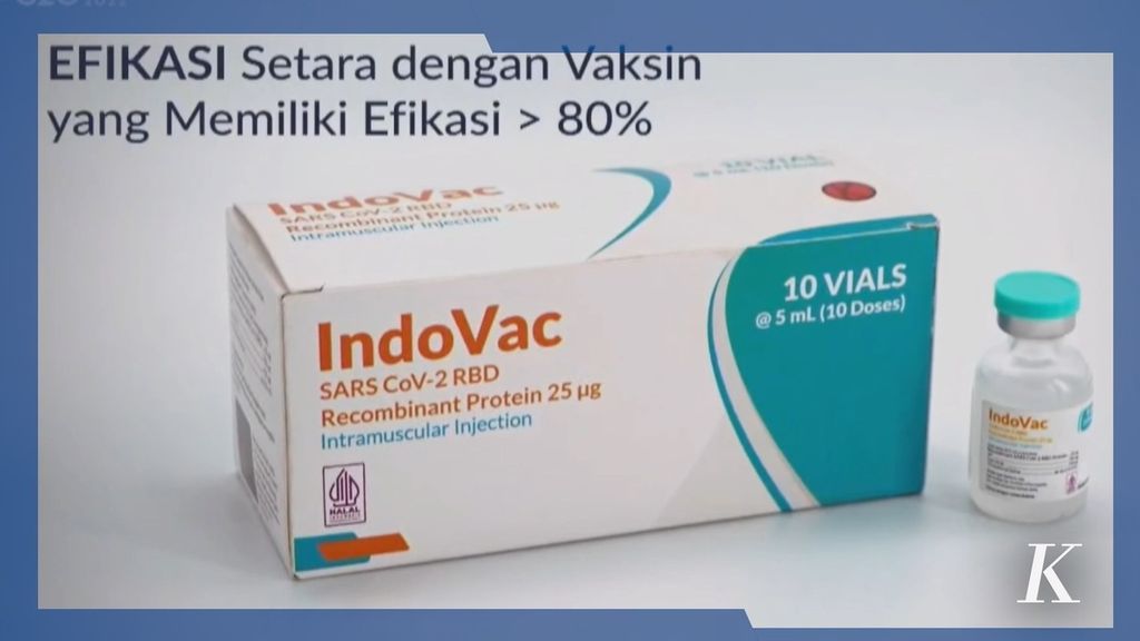 The Covid-19 vaccine made by Bio Farma, IndoVac, which was launched by President Joko Widodo at the PT Bio Farma (Persero) Factory, Bandung City, West Java Province, Thursday (13/10/2022).