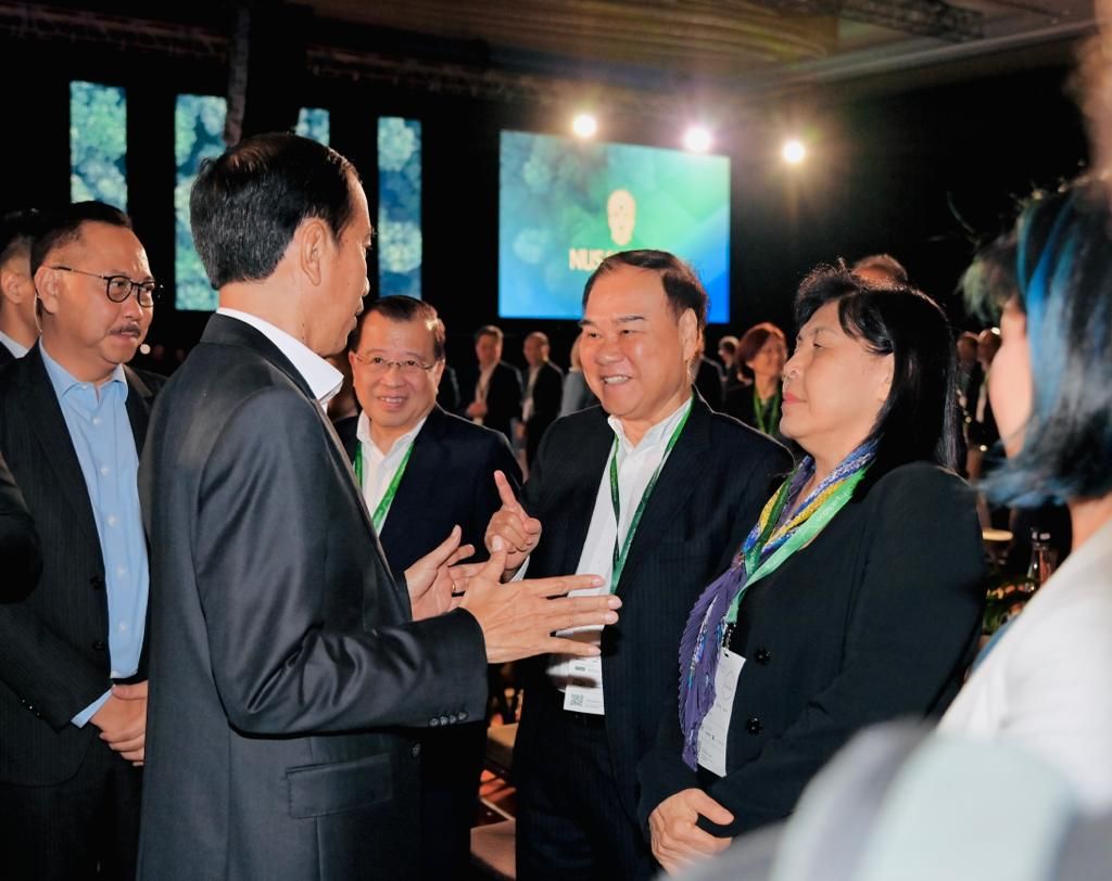 Presiden Joko Widodo menghadiri Ecosperity Week 2023 di Singapura, Rabu (7/6/2023).