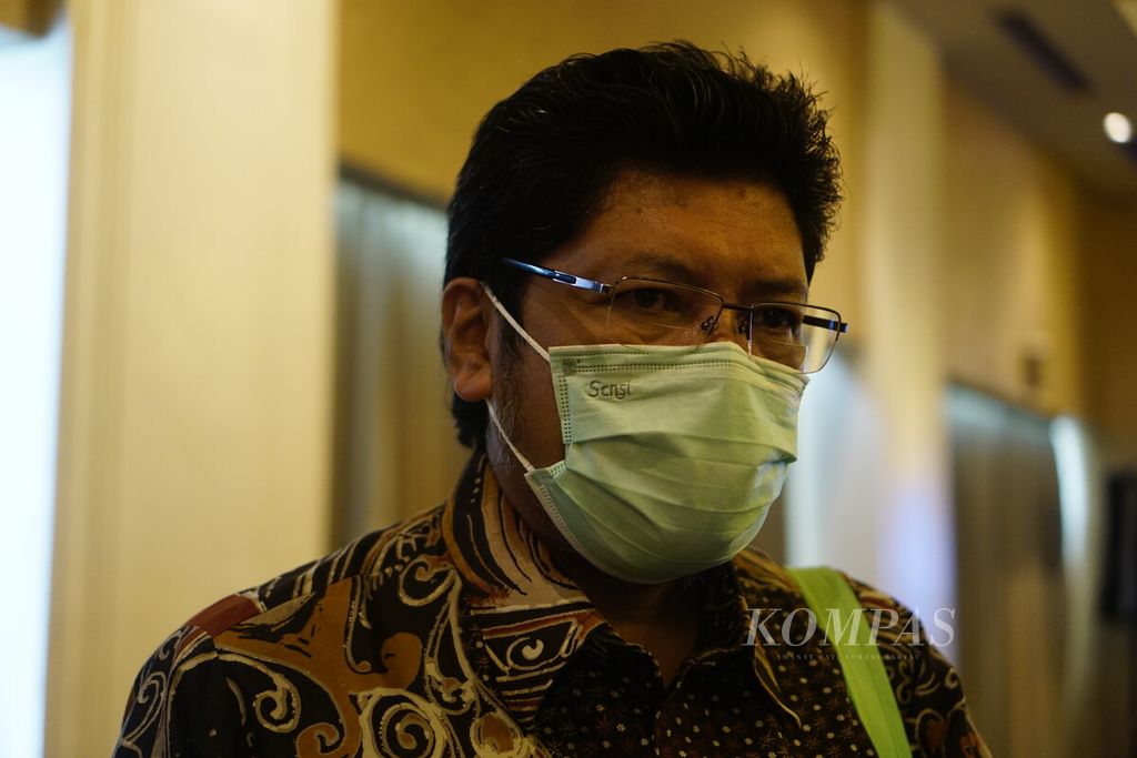 Pengajar Fakultas Kehutanan dan Lingkungan IPB University, Irdika Mansur, saat diwawancarai di Kota Balikpapan, Kaltim, Rabu (23/3/2022).