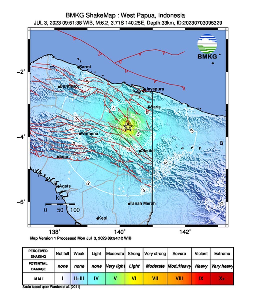 Informasi gempa.