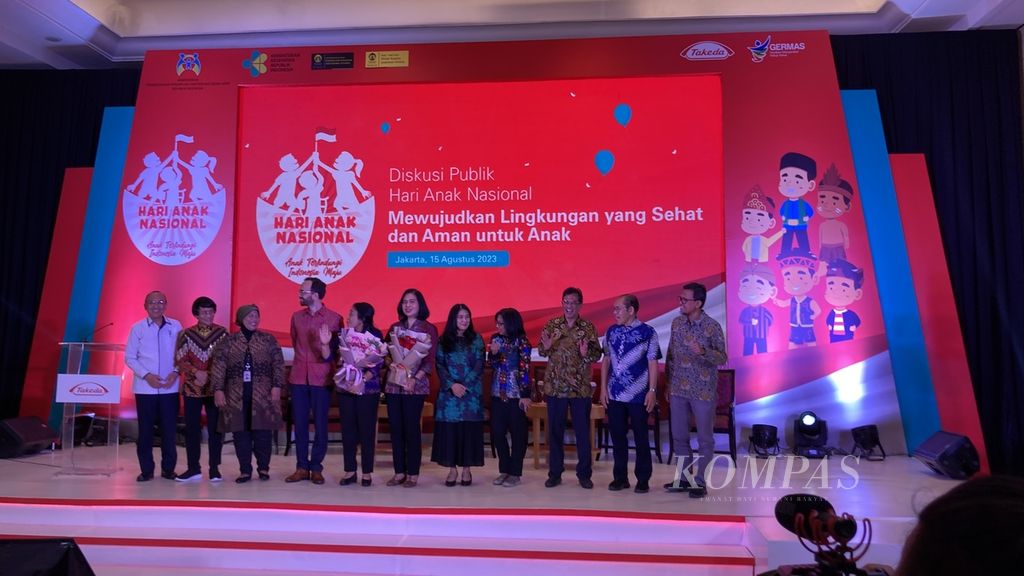 Suasana Diskusi Publik Hari Anak Nasional: Mewujudkan Lingkungan yang Sehat dan Aman untuk Anak di Jakarta, Selasa (15/8/2023). 