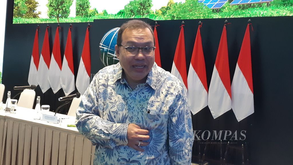 Direktur Utama BEI sekaligus Penyelenggara Bursa Karbon Indonesia Iman Rachman