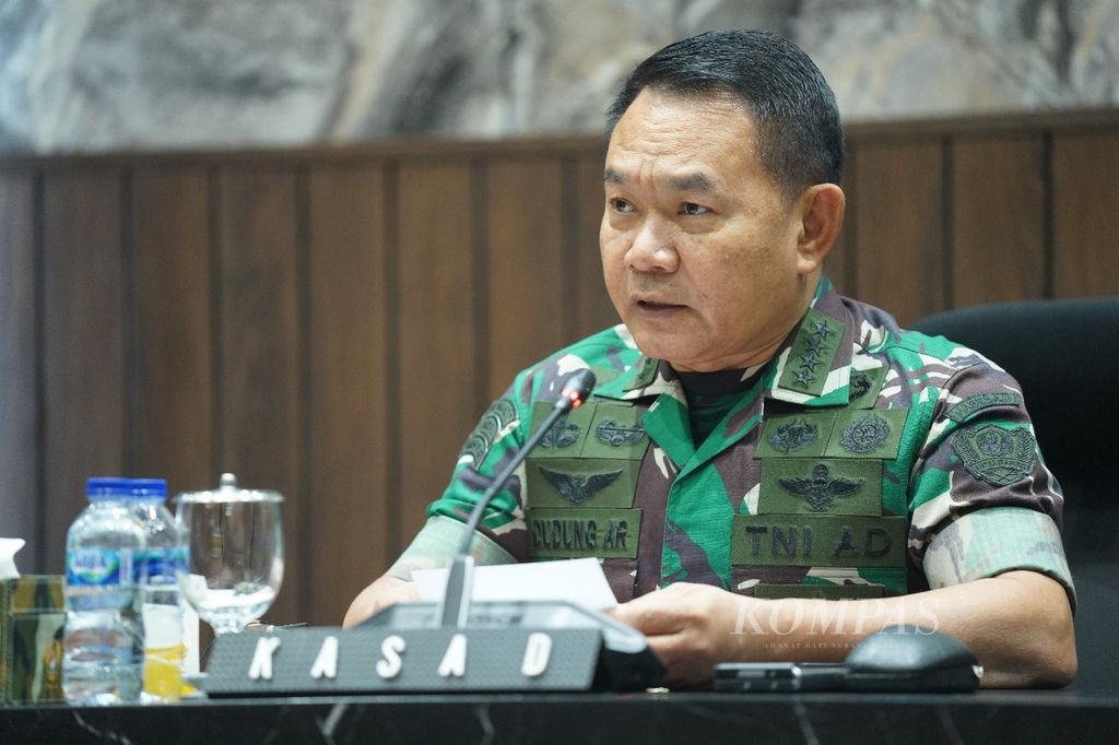Kepala Staf TNI AD Jenderal Dudung Abdurachman.
