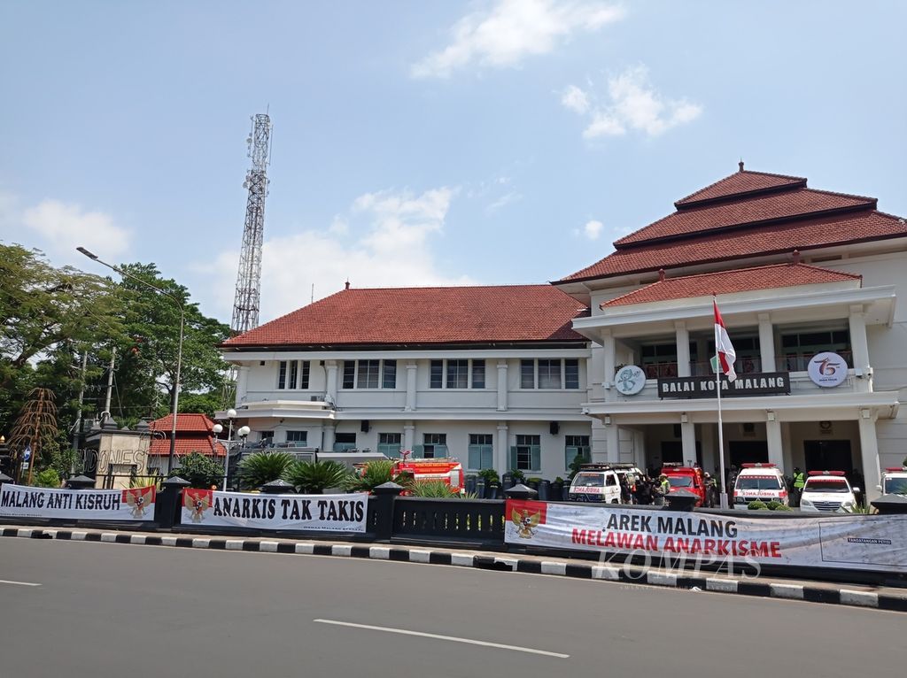 Balai Kota Malang, Rabu (30/11/2020)
