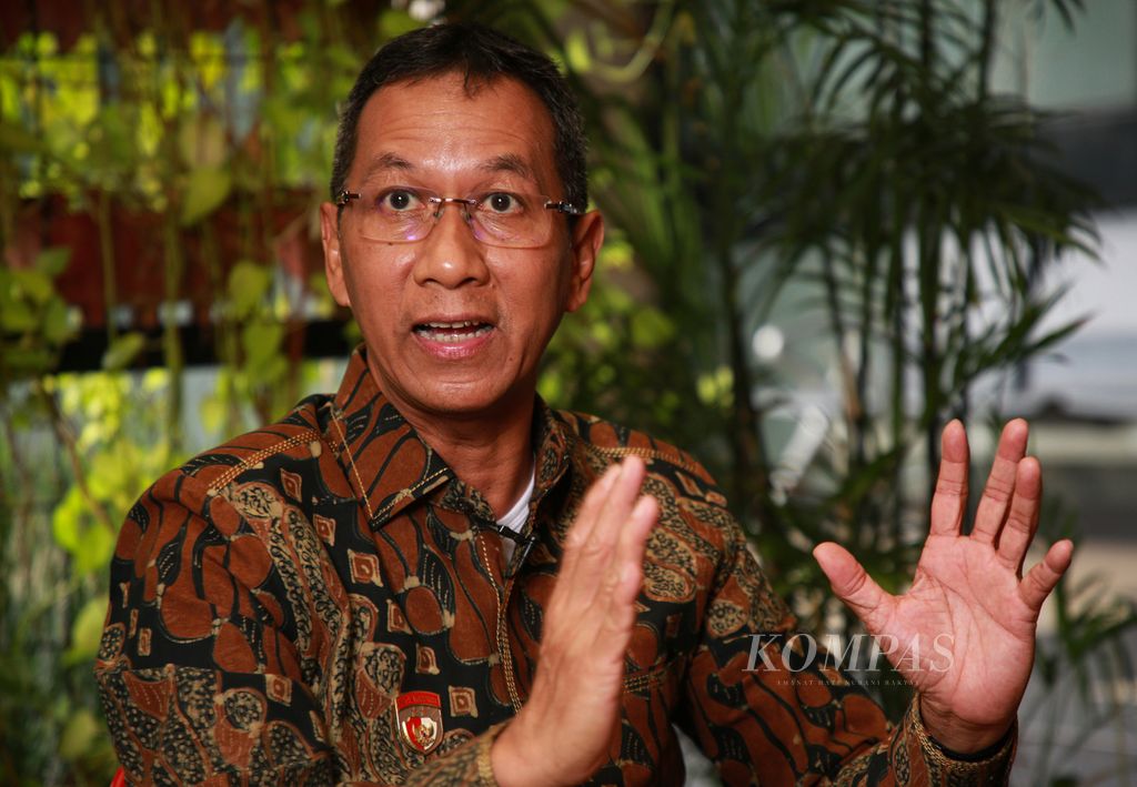 Heru Budi Hartono Pejabat Gubernur DKI Jakarta Kepala Sekretariat Presiden