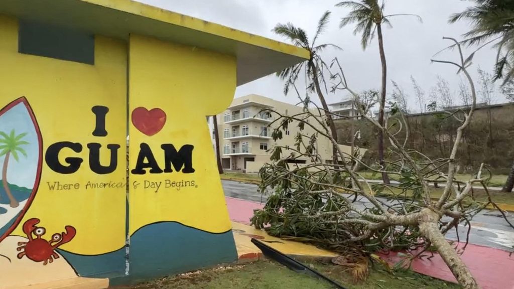 As reported by the Associated Press news agency, Typhoon Mawar that hit Guam is the strongest typhoon to hit the island in over two decades.