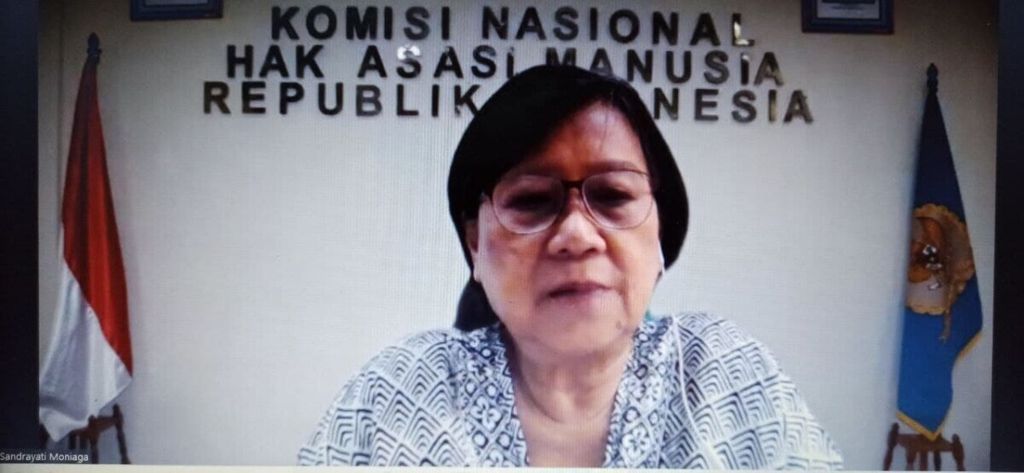 Komisioner Komnas HAM Sandrayati Moniaga 