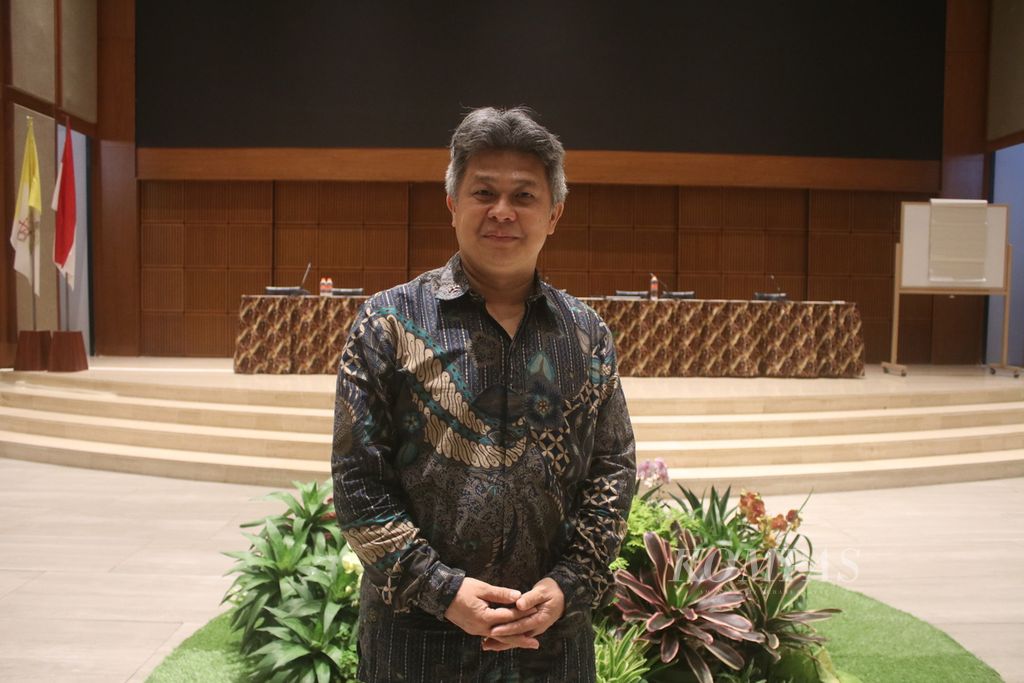 Ketua Presidium Konferensi Waligereja Indonesia (KWI) periode 2022-2025 Mgr Antonius Subianto Bunjamin OSC 