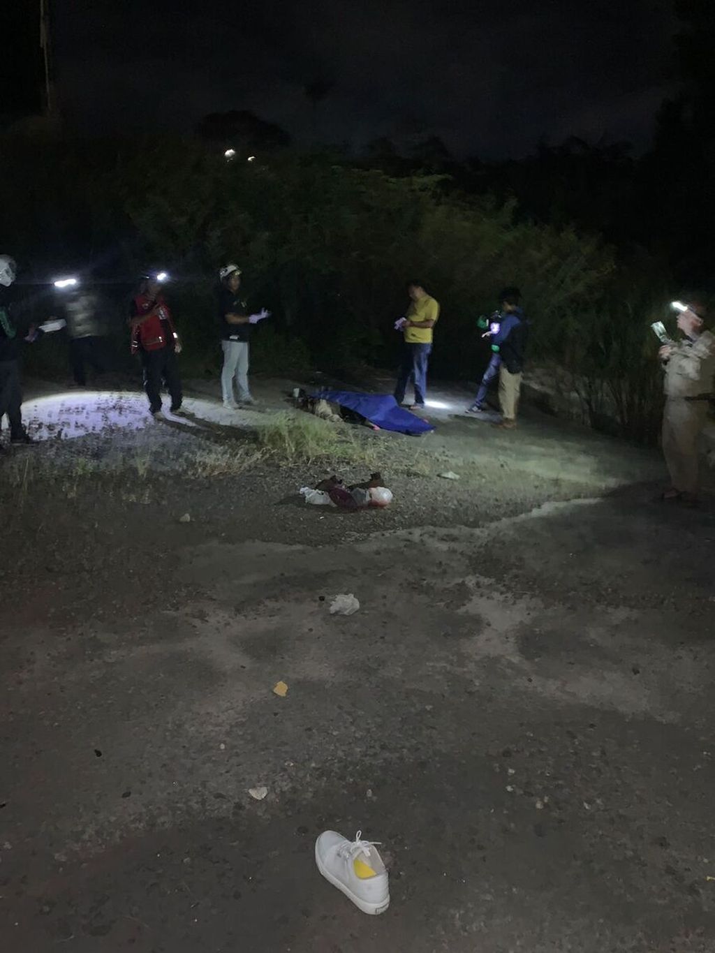 Perempuan muda ditemukan tewas di bawah jembatan di Kota Malang, Senin (6/5/2024) malam.