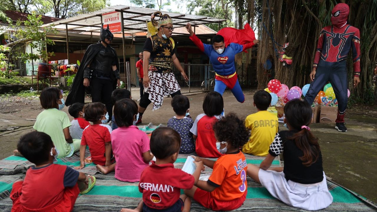 Dongeng untuk ADHA di Yayasan Lentera Surakarta