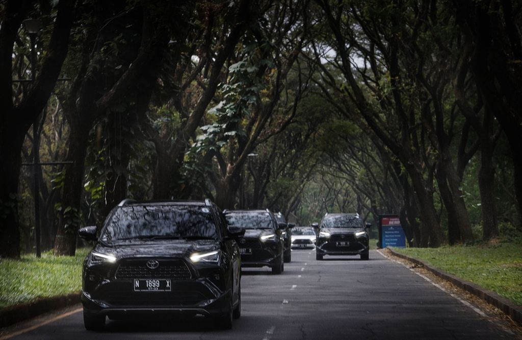Toyota Yaris Cross diuji coba jarak jauh di Surabaya dan Malang, Jawa Timur, 3-5 Juli 2023.