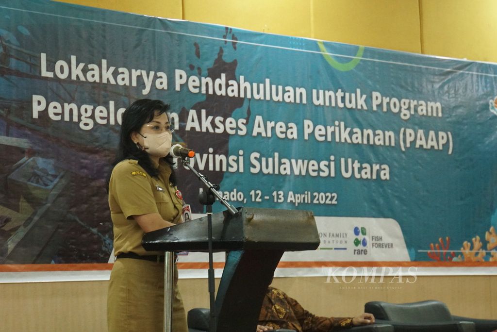 Kepala Dinas Kelautan dan Perikanan Sulawesi Utara Tienneke Adam, Selasa (12/4/2022).