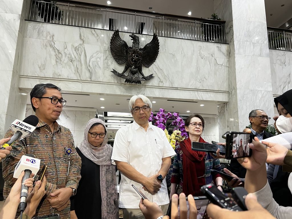Kementerian Keuangan mengundang beberapa tokoh antikorupsi di Kantor Kementerian Keuangan, Jakarta, Kamis (2/3/2023) malam.
