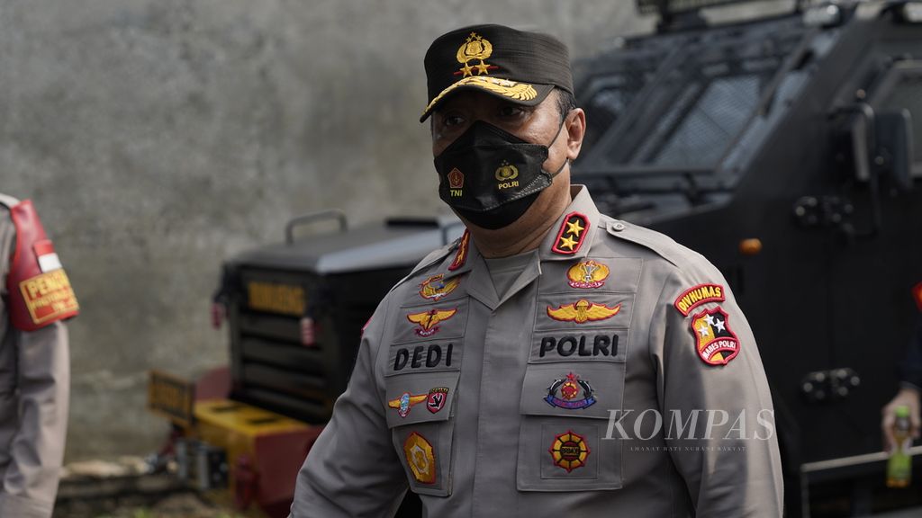 Kepala Divisi Humas Polri Inspektur Jenderal Dedi Prasetyo, Selasa (30/8/2022). 