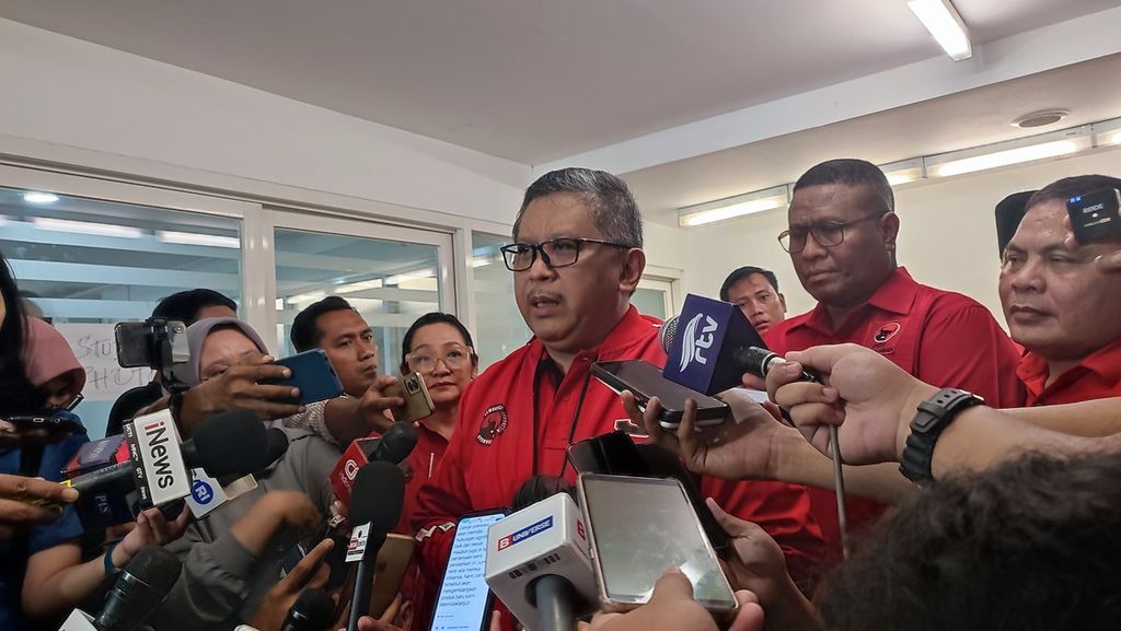 Sekretaris Jenderal Partai Demokrasi Indonesia Perjuangan Hasto Kristiyanto.