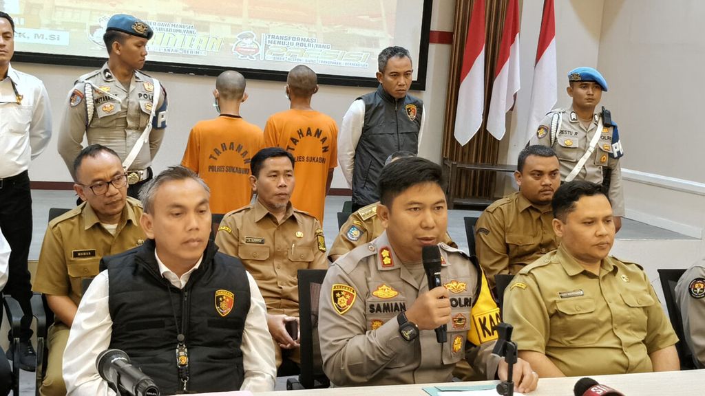 Kepolisian Resor Sukabumi menetapkan dua tersangka dugaan promosi laman judi daring melalui akun Tiktok Sadbor86 pada Senin (4/11/2024). Dua tersangka itu adalah Gunawan dan AS.