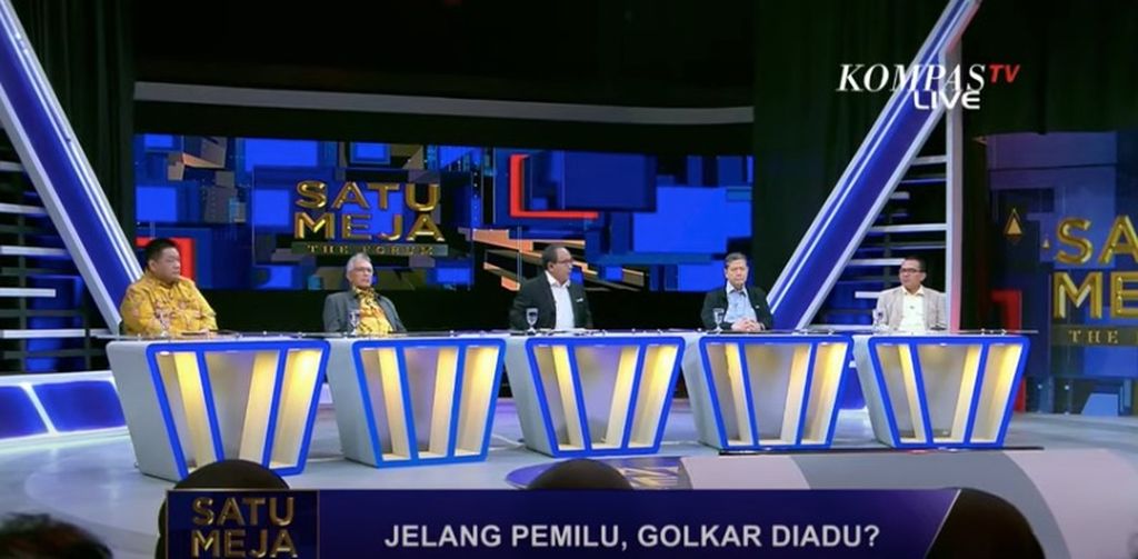 Bincang-bincang<i> Satu Meja The Forum </i>yang tayang di Kompas TV, Rabu (26/7/2023) malam. 