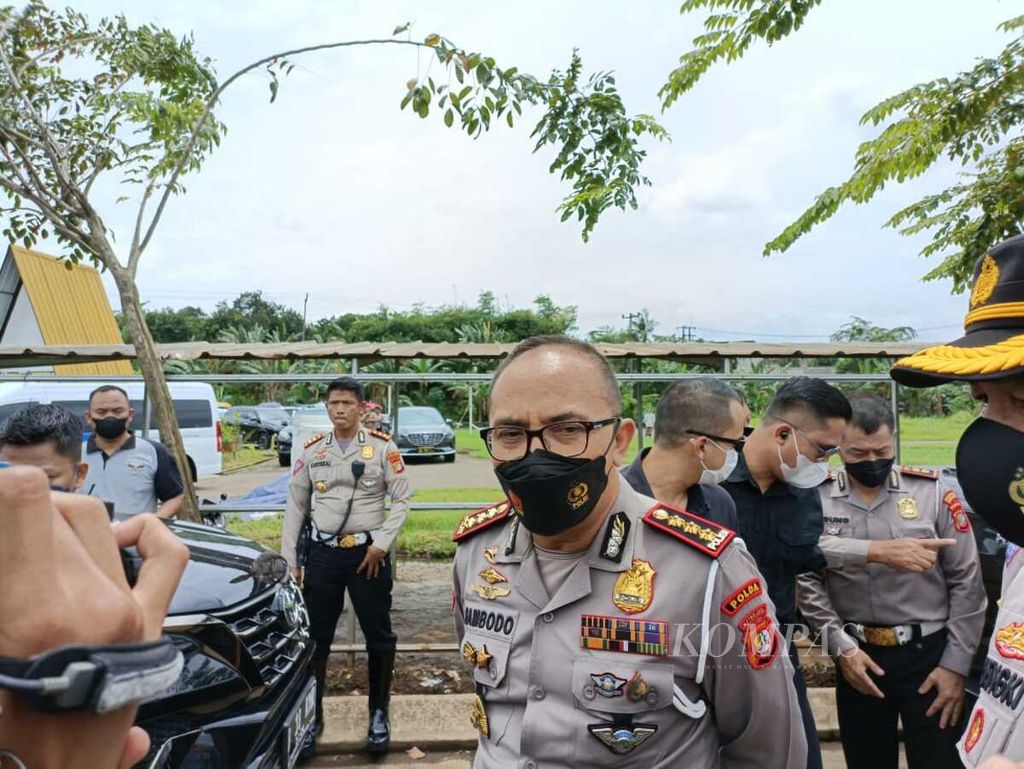 Direktur Lalu Lintas Polda Metro Jaya Komisaris Besar Sambodo Purnomo Yogo