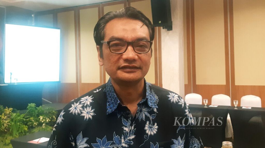 Ketua KPU Jawa Tengah Yulianto Sudrajat di Kota Semarang, Kamis (4/4/2019).